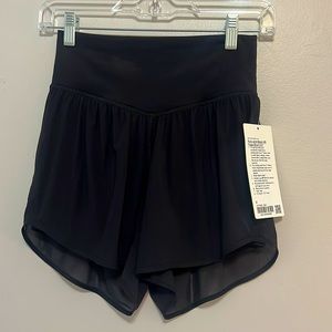 Nulu and mesh high rise yoga short 3.5